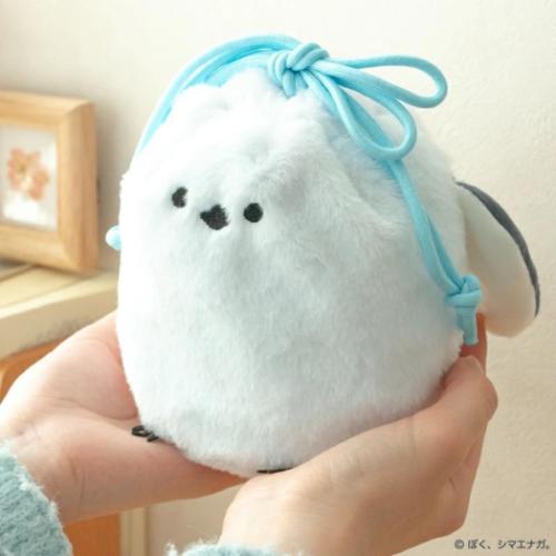 もふもふ巾着袋 ぼく、シマエナガ きんちゃく フタバ グッズ