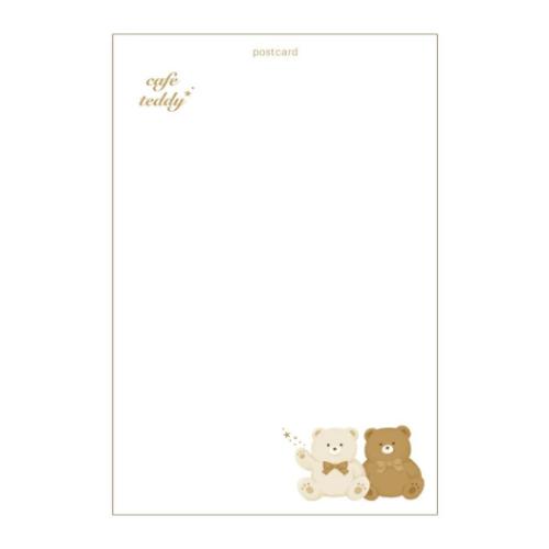 POSTCARD ROKKAKU x cafe teddy ポストカード 1枚入り ワッフル