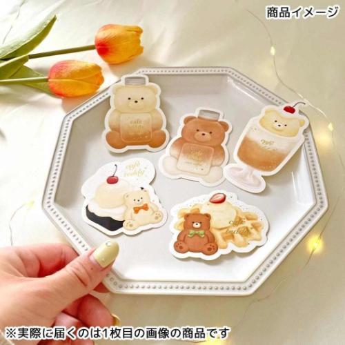 ステッカー ダイカットステッカー ウユ ROKKAKU x cafe teddy フタバ