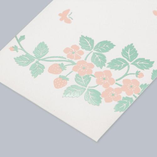 箔ぽち袋 花さんぽ 2枚入り ROKKAKU ポチ袋 フタバ いちご グッズ