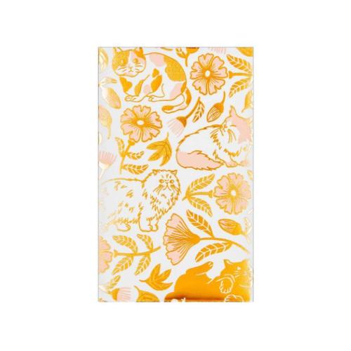 ぽち袋 2枚入り ROKKAKU x 365Cat Art ポチ袋 ねこ フタバ Cat Art Collection flower