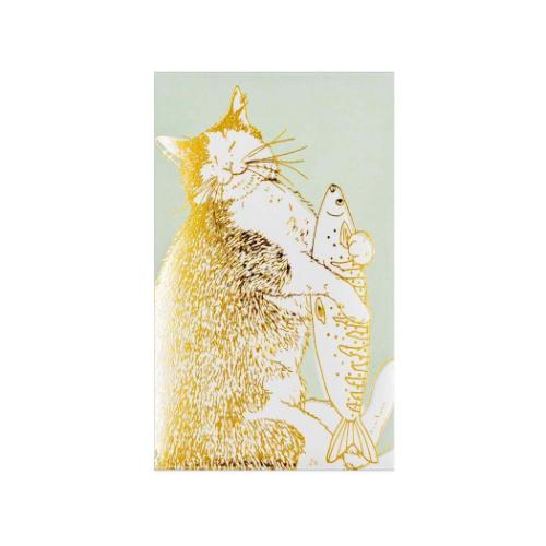 ぽち袋 2枚入り ROKKAKU x 365Cat Art ポチ袋 ねこ フタバ Cat Art Collection happiness グッズ