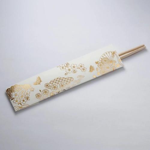 箔押し祝箸 2膳入 おはし ROKKAKU 花ごよみ フタバ 和柄 祝い箸