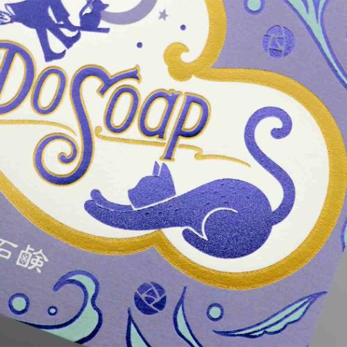 POSTCARD ポストカード 1枚入り ROKKAKUxオビワン 魔法堂石鹸 フタバ 箔押し