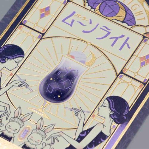 ポストカード 1枚入り POSTCARD パーラームーンライト ROKKAKUxオビワン フタバ 箔押し