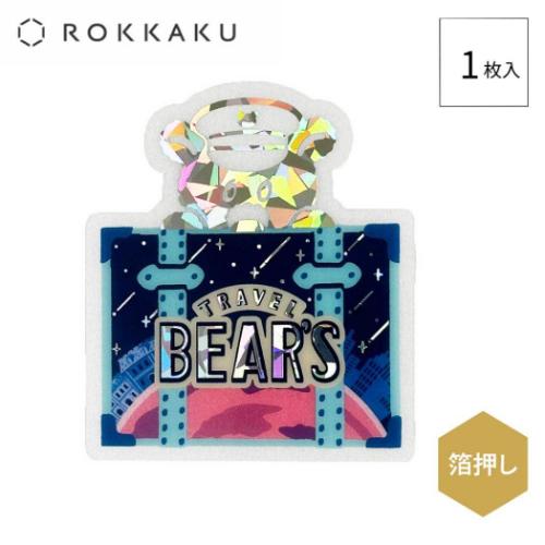 カード ダイカットクリアカード ROKKAKU x オビワン GALAXY TOURS フタバ 箔押し