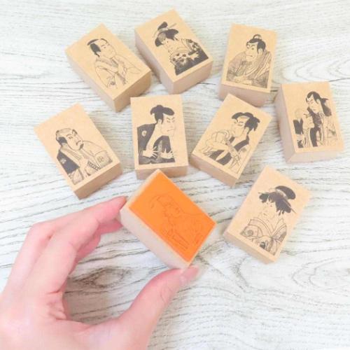 ハンコ 東洲斎写楽 蔦屋重三郎 ラバースタンプコレクション SHARAKU 恋