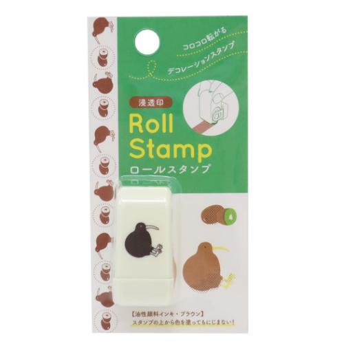 ハンコ ロールスタンプ アニマル百貨店 キーウィ どうぶつ Green Flash はんこ 手帳デコ