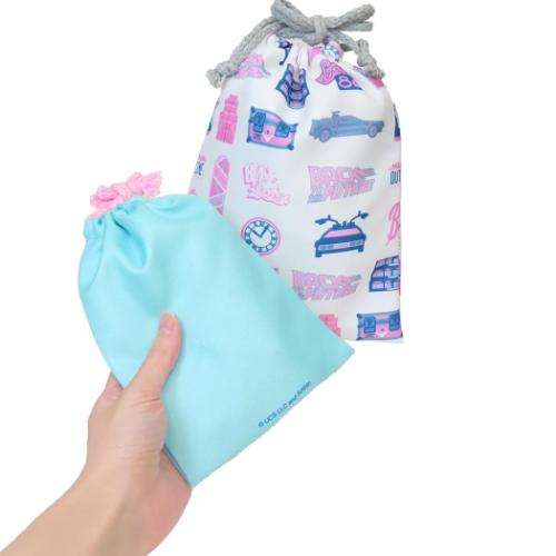 巾着袋 バックトゥザフューチャー 巾着2点セット ミント Green Flash