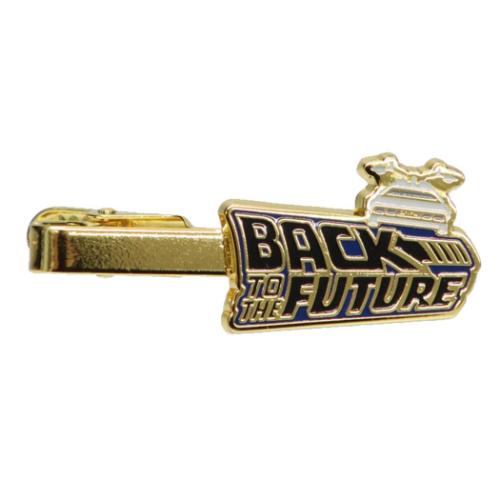 ネクタイピン バックトゥザフューチャー タイピン Back to the Future Green Flash ロゴ