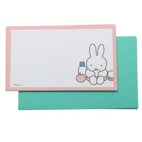 グリーティングカード ミニカードセット ミッフィー pink Green Flash ディックブルーナ メッセージカード ミニカード＆ミニ封筒 絵本キャラクター