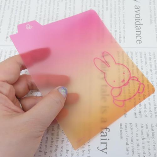 ミッフィー 絵本キャラクター 下じき リングノート スクエア用下敷き walk ディックブルーナ グッズ