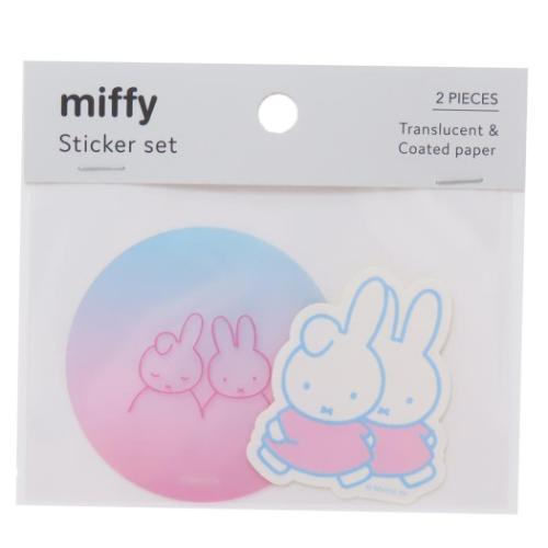 ミッフィー ステッカーキャラクター ステッカーセット miffy＆dan