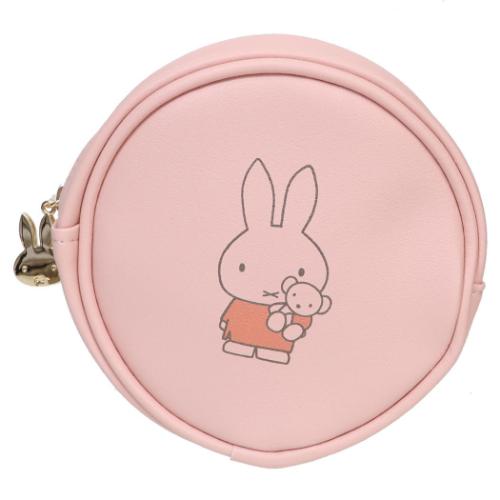 ミッフィー 丸型ポーチ コスメポーチ coral ディックブルーナ 絵本キャラクター
