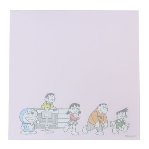 ドラえもん メモ帳 メモパッド スクエア タイムマシン 藤子F