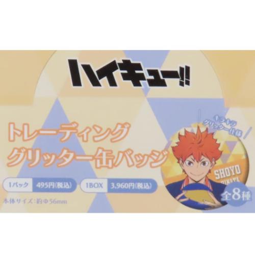 ハイキュー！！ アニメキャラクター 缶バッジ トレーディング缶バッジ