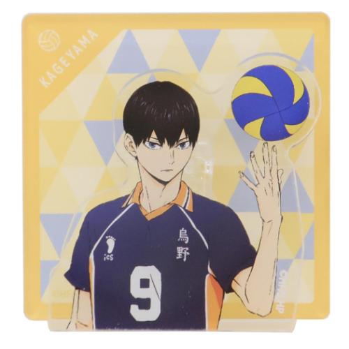 クリップ アクリルクリップスタンド パターンアート ハイキュー！！ 影山飛雄 少年ジャンプ Green Flash 事務用品 アニメキャラクター
