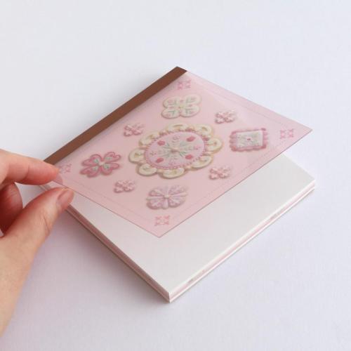 メモ帳 KUNIKA メモパッド スクエア pink Green Flash 新学期準備文具