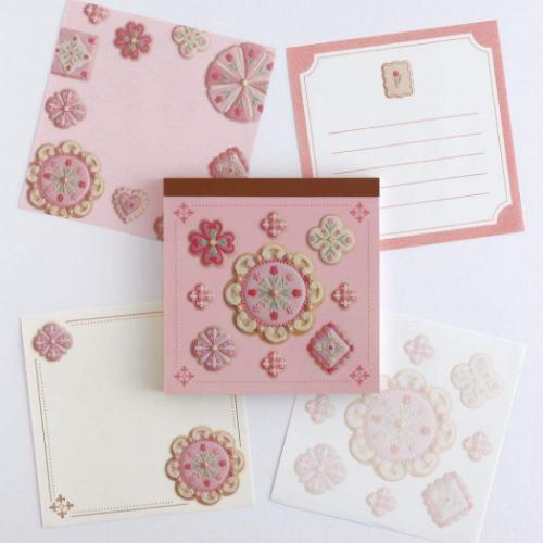メモ帳 KUNIKA メモパッド スクエア pink Green Flash 新学期準備文具