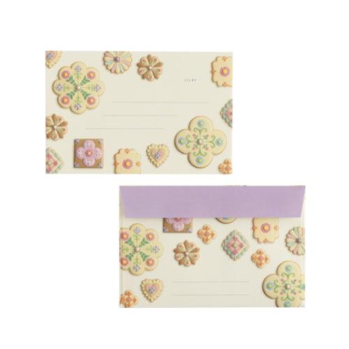 レターセット KUNIKA 手紙セット Green Flash purple : キャラクターの