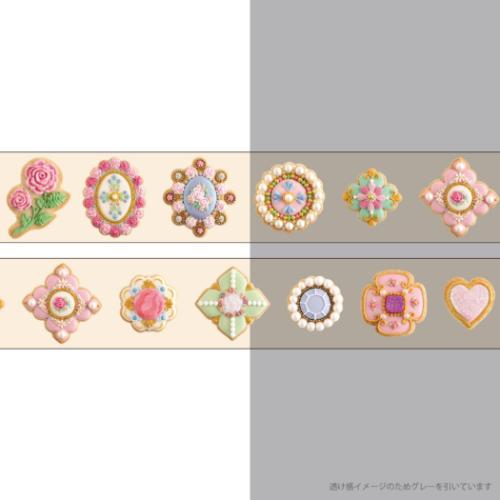 クリアマスキングテープ KUNIKA 20mmマステ beige デコレーション DECO