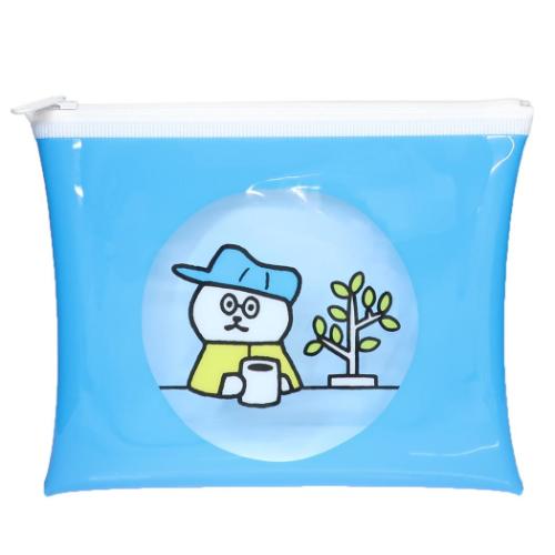 コスメポーチ Mr.THIRD PVCポーチ チルアウト Green Flash