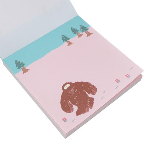 メモパッド スクエア メモ帳 ミカクニン ビッグフット Green Flash 新