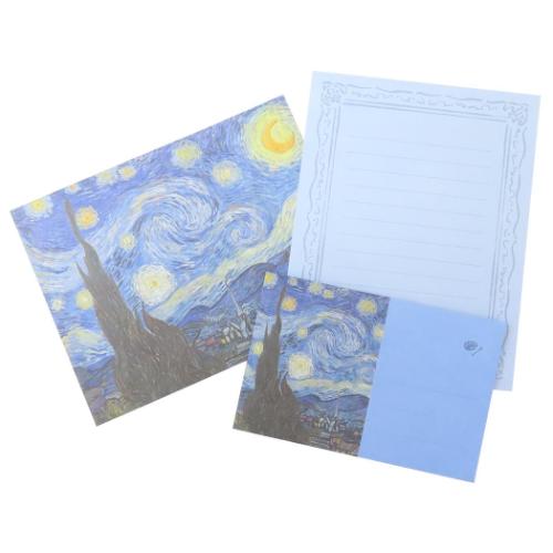 レターセット 手紙セット DAILY MUSEUM 星月夜 Green Flash