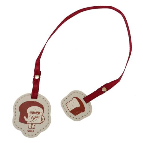 しおり パンどろぼう レザーブックマーカー