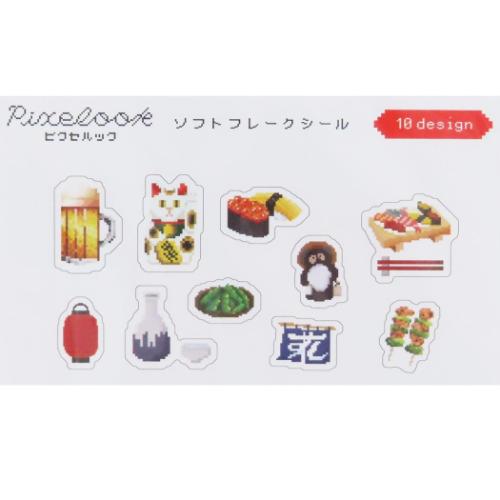 フレークシール ピクセルック ソフトフレークシール 居酒屋 Green