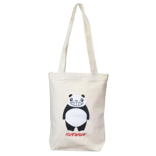 BONTONバッグ　パンダ コットントートバッグ panda ブルー ☆ BONTON (BONTON/子供用
