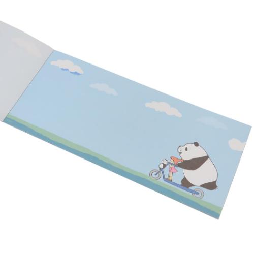 便箋 一筆箋 パンダコパンダ 桃 Green Flash 文具