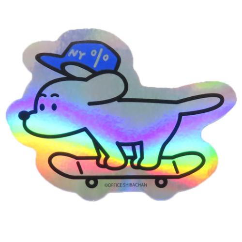 ダイカットシール スケータージョン Skater JOHN オーロラステッカー シバチャン main