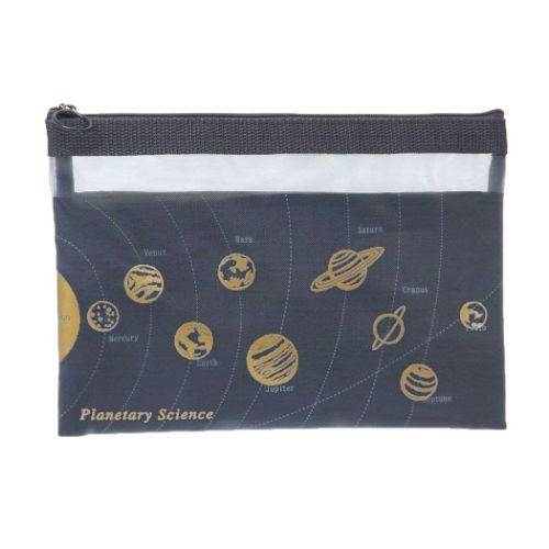 メッシュA5ポーチ STUDY HOLIC トラベルポーチ Green Flash 惑星科学 爆買