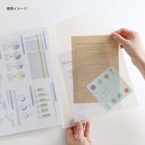 ポケットファイル STUDY HOLIC A4クリアブックファイル 化学 Green Flash｜cinemacollection｜04