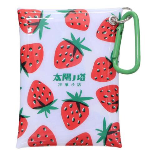 クリアポーチ 太陽ノ塔洋菓子店 PVCミニケース イチゴ Green Flash