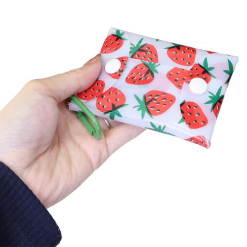 PVCミニケース 太陽ノ塔洋菓子店 クリアポーチ Green Flash イチゴ