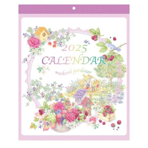 壁掛けカレンダー2025年 ガーデン 2025Calendar 学研ステイフル