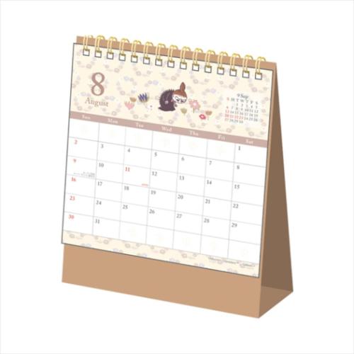 ムーミン 卓上カレンダー2026年 2026Calendar リトルミイ 北欧 インテリア 令和8年暦