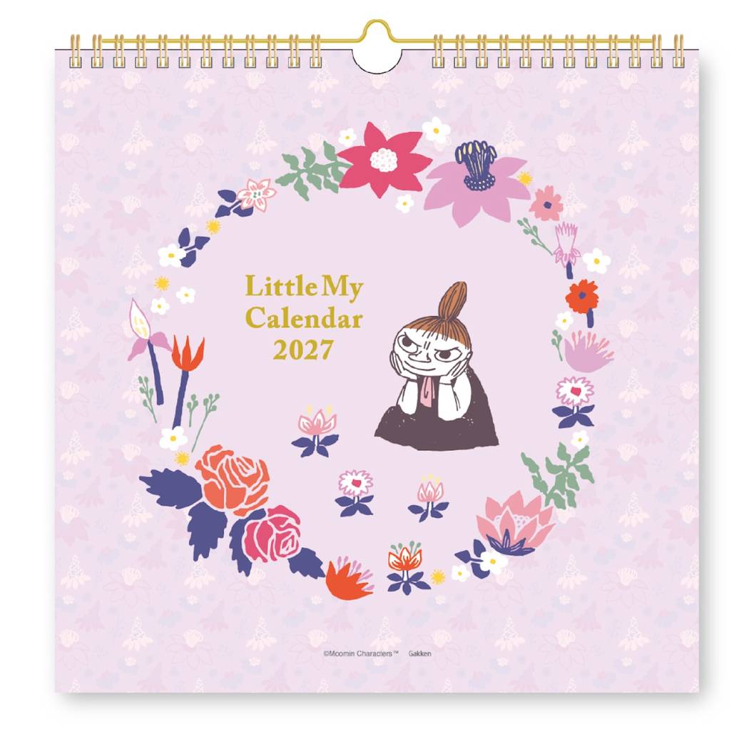ムーミン 2027Calendar 壁掛けカレンダー2027年度 リトルミイ 書き込み