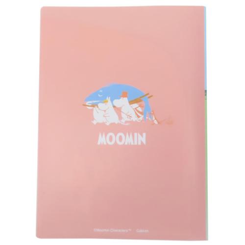 ムーミン A5ダブルファイル 北欧 ポケットファイル キャラクター Ｍやしき