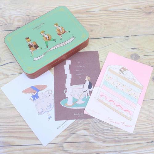 缶入りポストカード POSTCARD くらはしれい GR 学研ステイフル