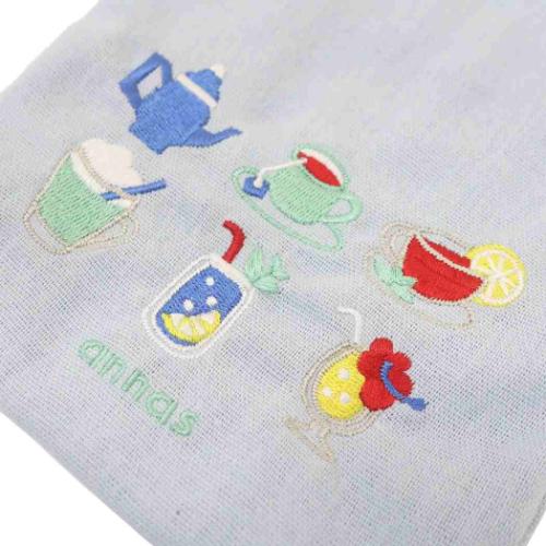 刺繍ミニ巾着 annas アンナス 巾着袋 学研ステイフル ドリンク