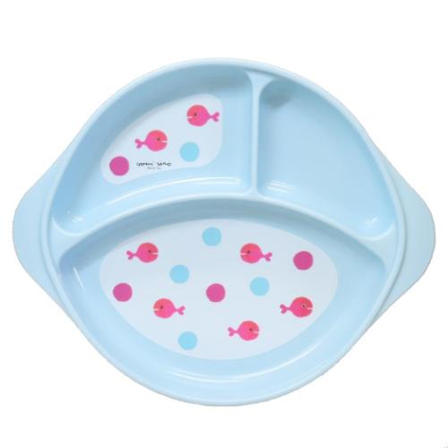食器セット 五味太郎 食器ギフトセット きんぎょがにげた みずいろ こども食器ギフトセット