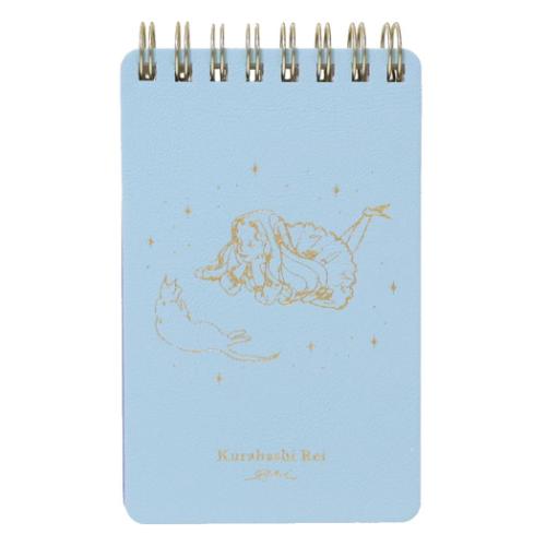 合皮メモ メモ帳 くらはしれい BU 学研ステイフル リングメモ : 雑貨