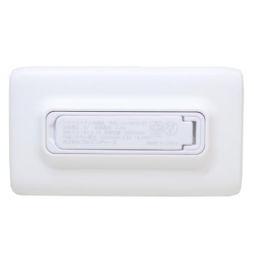 モバイルバッテリー Lightning Type-C コネクタ付き リチウムイオン充電器 4000mAh ちいかわ 古本屋 グルマンディーズ