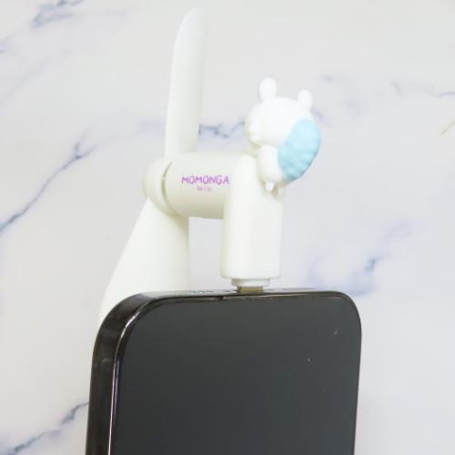 携帯用扇風機 コネクタ付きミニクールファン Lightning モモンガ ちいかわ