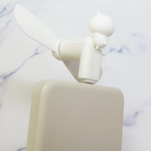 携帯用扇風機 コネクタ付きミニクールファン USB Type-C ちいかわ グルマンディーズ ミニ扇風機 小型扇風機 ハンディ