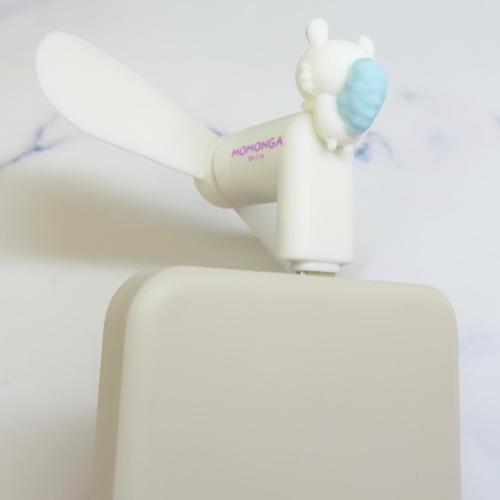 コネクタ付きミニクールファン USB Type-C 携帯用扇風機 ちいかわ モモンガ グルマンディーズ ミニ扇風機 小型扇風機 ハンディ キャラクター