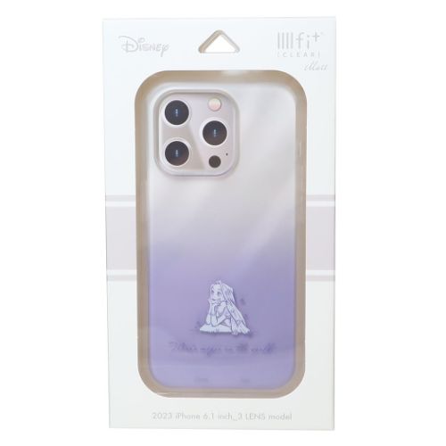IIIIfit Clear 2023 iPhone 6.1 inch 3 LENS model対応ケース iPhone15 iPhone15Pro ラプンツェル ディズニープリンセス グルマンディーズ イーフィット カバー